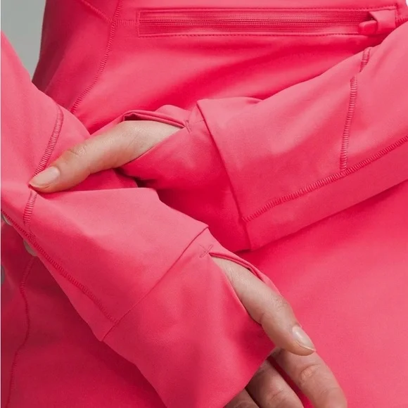 lululemon Glaze Pink Lightweight Mist over Windbreaker Hoodie Jacket - Picture 11 of 12